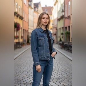 Calvin Klein Jeans Denim Jacket in Blue - NWOT